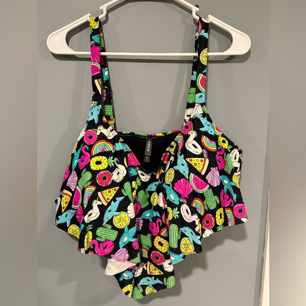Torrid Swim Top size 3